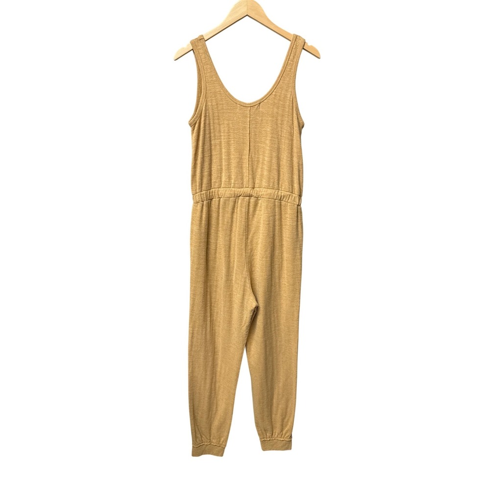 Free People Beach Bicoastal Romper Womens Small Yellow Boho Coastal Casual Comfy - Picture 6 of 11